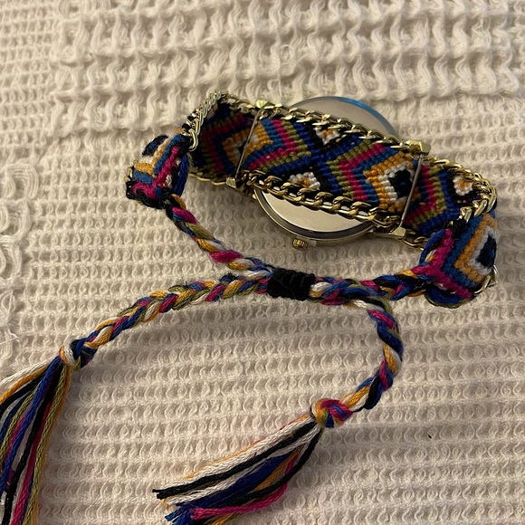 Urban Outfitters Tribal Elephant Watch Textile O/S - Picture 3 of 5